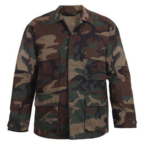 Custom Printed  Rothco Camo BDU Shirt - 8837 